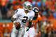 DENVER, CO - SEPTEMBER 23: Quarterback Terrelle Pryor #2 of the Oakland Raiders in action against the Denver Broncos at Sports Authority Field Field at Mile High on September 23, 2013 in Denver, Colorado. (Photo by Justin Edmonds/Getty Images)