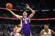 NEW ORLEANS, LA - NOVEMBER 8: Steve Blake #5 of the Los Angeles Lakers drives to the basket against the New Orleans Pelicans on November 8, 2013 at the New Orleans Arena in New Orleans, Louisiana. NOTE TO USER: User expressly acknowledges and agrees that