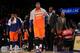 NEW YORK, NY - NOVEMBER 10: Carmelo Anthony #7 of the New York Knicks walks off the court following the game against the San Antonio Spurs at Madison Square Garden on November 10, 2013 in New York City. The Spurs defeat the Knicks 120-89. NOTE TO USER: U
