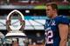 HONOLULU, HI - JANUARY 27: Kyle Rudolph #82 of the NFC's Minnesota Vikings with the Pro Bowl MVP Trophy after the 2013 AFC-NFC Pro Bowl on January 27 , 2013 at Aloha Stadium in Honolulu, Hawaii. (Photo by Kent Nishimura/Getty Images)