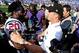 Sep 22, 2013; Baltimore, MD, USA; Baltimore Ravens head coach John Harbaugh (right) shakes hands with Houston Texans safety Ed Reed (left) after the game at M&T Bank Stadium. Mandatory Credit: Evan Habeeb-USA TODAY Sports