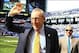 Sep 15, 2013; Indianapolis, IN, USA; Miami Dolphins owner Stephen Ross celebrates after defeating the Indianapolis Colts 24-20 at Lucas Oil Stadium. Mandatory Credit: Andrew Weber-USA TODAY Sports