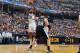 MEMPHIS, TN - MAY 27: Zach Randolph #50 of the Memphis Grizzlies shoots the ball against Tiago Splitter #22 of the San Antonio Spurs in Game Four of the Western Conference Finals during the 2013 NBA Playoffs on May 27, 2013 at FedEx Forum in Memphis, Tenn