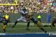 Williams fails to make a play on the ball even though he's in perfect position to do so.