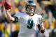 GREEN BAY, WI - NOVEMBER 10: Nick Foles #9 of the Philadelphia Eagles throws a first quarter pass while playing the Green Bay Packers at Lambeau Field on November 10, 2013 in Green Bay, Wisconsin. (Photo by Gregory ShamusGetty Images)