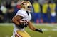 SEATTLE, WA. - DECEMBER 23: Running back LaMichael James #23 of the San Francisco 49ers runs with the ball on a kickoff during the fourth quarter of the game at CenturyLink Field on December 23, 2012 in Seattle,Wa. (Photo by Steve Dykes/Getty Images)