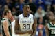 CHICAGO, IL - NOVEMBER 12: Julius Randle #30 of the Kentucky Wildcats celebtraes a three-point play against the Michigan State Spartans during the State Farm Champions Classic at the United Center on November 12, 2013 in Chicago, Illinois. Michigan State