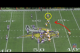 Garcon was moved into the backfield while a running back split out to create a three-receiver set.
