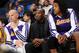 OAKLAND, CA - OCTOBER 30: Kobe Bryant #24 of the Los Angeles Lakers sits on the bench during a game against the Golden State Warriors at Oracle Arena on October 30, 2013 at in Oakland, California. NOTE TO USER: User expressly acknowledges and agrees that,