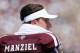 COLLEGE STATION, TX - AUGUST 31: Johnny Manziel #2 of the Texas A&M Aggies waits near the bench during the second quarter of the game against the Rice Owls at Kyle Field on August 31, 2013 in College Station, Texas. (Photo by Scott Halleran/Getty Images