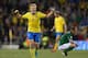 DUBLIN, IRELAND - SEPTEMBER 06: Sebastian Larsson of Sweden celebrates victory during the FIFA 2014 World Cup Qualifying Group C match between Republic of Ireland and Sweden at Aviva Stadium on September 6, 2013 in Dublin, Ireland. (Photo by Jamie McDon