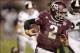 Nov 9, 2013; College Station, TX, USA; Texas A&M Aggies quarterback Johnny Manziel (2) scrambles against the Mississippi State Bulldogs during the second half at Kyle Field. Texas A&M won 51-41. Mandatory Credit: Thomas Campbell-USA TODAY Sports