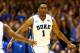 DURHAM, NC - NOVEMBER 08: Jabari Parker #1 of the Duke Blue Devils celebrates with teammate Quinn Cook #2 after a dunk against the Davidson Wildcats during their game at Cameron Indoor Stadium on November 8, 2013 in Durham, North Carolina. (Photo by Str