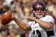 WEST LAFAYETTE, IN - SEPTEMBER 20: Quarterback Dan LeFevour #13 of the Central Michigan Chippewas drops back to pass against the Purdue Boilermakers at Ross-Ade Stadium on September 20, 2008 in West Lafayette, Indiana. (Photo by Ronald Martinez/Getty Im