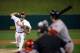 ST LOUIS, MO - OCTOBER 28: Adam Wainwright #50 of the St. Louis Cardinals pitches in the first inning against the Boston Red Sox during Game Five of the 2013 World Series at Busch Stadium on October 28, 2013 in St Louis, Missouri. (Photo by David J. Phi