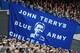 LONDON, ENGLAND - MARCH 10: A banner is displayed showing John Terry of Chelsea during the Barclays Premier League match between Chelsea and Stoke City at Stamford Bridge on March 10, 2012 in London, England. (Photo by Mike Hewitt/Getty Images)