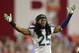 GLENDALE, AZ - OCTOBER 17: Cornerback Richard Sherman #25 of the Seattle Seahawks reacts during the NFL game against the Arizona Cardinals at the University of Phoenix Stadium on October 17, 2013 in Glendale, Arizona. The Seahawks defeated the Cardinal