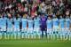 SUNDERLAND, ENGLAND - NOVEMBER 10: Manchester City line up for a minute's silence during the Barclays Premier League match between Sunderland and Manchester City at Stadium of Light on November 10, 2013 in Sunderland, England. (Photo by Chris Brunskill/Ge