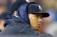 NEW YORK, NY - SEPTEMBER 26: Alex Rodriguez #13 of the New York Yankees looks on from the dugout in the eighth inning against the Tampa Bay Rays on September 26, 2013 at Yankee Stadium in the Bronx borough of New York City. (Photo by Elsa/Getty Images)