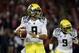 Nov 7, 2013; Stanford, CA, USA; Oregon Ducks quarterback Marcus Mariota (8) looks to pass the ball against the Stanford Cardinal during the first quarter at Stanford Stadium. Mandatory Credit: Kelley L Cox-USA TODAY Sports
