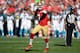 SAN FRANCISCO, CA - NOVEMBER 10: Colin Kaepernick #7 of the San Francisco 49ers rolls out to pass against the Carolina Panthers during the second quarter at Candlestick Park on November 10, 2013 in San Francisco, California. (Photo by Thearon W. Henders