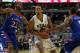 CHICAGO, IL - NOVEMBER 12: Rodney Hood #5 of the Duke Blue Devils moves between Andrew Wiggins #22 and Wayne Seldon Jr. #1 of the Kansas Jayhawks during the State Farm Champions Classic at the United Center on November 12, 2013 in Chicago, Illinois. (Phot