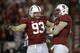LB Trent Murphy leads the way for the Stanford defense.