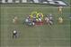 Another blitzer came free through the middle at Foles.