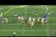 A play-action fake draws a safety and creates space for a crossing route behind him.