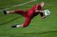 LAS ROZAS, SPAIN - NOVEMBER 13: Goalkeeper Victor Valdes of Spain makes a save during a training session ahead of their international friendly against Equatorial Guinea on November 13, 2013 in Las Rozas, Spain. (Photo by Denis Doyle/Getty Images)