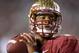 Nov 2, 2013; Tallahassee, FL, USA; Florida State Seminoles quarterback Jameis Winston (5) during pre game warm ups before the game against the Miami Hurricanes at Doak Campbell Stadium. Mandatory Credit: John David Mercer-USA TODAY Sports