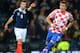 GLASGOW, SCOTLAND - OCTOBER 15: Mario Mandzukic of Croatia in action during the FIFA 2014 World Cup Qualifying Group A match between Scotland and Croatia at Hampden Park on October 15, 2013. (Photo by Mark Runnacles/Getty Images)
