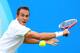 LONDON, ENGLAND - JUNE 11: Lukas Rosol of the Czech Republic plays a backhand shot during his Men's Singles first round match against Samuel Groth of Australia on day two of the AEGON Championships at Queens Club on June 11, 2013 in London, England. (Ph
