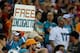TAMPA, FL - NOVEMBER 11: A Miami Dolphins fan holds a sign for Richie Incognito during a game against the Tampa Bay Buccaneers at Raymond James Stadium on November 11, 2013 in Tampa, Florida. (Photo by Mike Ehrmann/Getty Images)