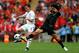LONDON, ENGLAND - JUNE 02: Scott Parker of England is tackled by Marouane Fellaini of Belgium during the international friendly match between England and Belgium at Wembley Stadium on June 2, 2012 in London, England. (Photo by Clive Mason/Getty Images)