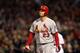 BOSTON, MA - OCTOBER 30: David Freese #23 of the St. Louis Cardinals looks on against the Boston Red Sox during Game Six of the 2013 World Series at Fenway Park on October 30, 2013 in Boston, Massachusetts. (Photo by Rob Carr/Getty Images)