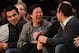 LOS ANGELES, CA - APRIL 26: Actor Ken Jeong laughs from his courtside seat in Game Five of the Western Conference Quarterfinals in the 2011 NBA Playoffs between the Los Angeles Lakers and the New Orleans Hornets on April 26, 2011 at Staples Center in Los