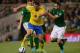 DUBLIN, IRELAND - SEPTEMBER 06: Zlatan Ibrahimovic of Republic of Ireland battles with Marc Wilson of Sweden during the FIFA 2014 World Cup Qualifying Group C match between Republic of Ireland and Sweden at Aviva Stadium on September 6, 2013 in Dublin, I