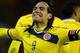 BRUSSELS, BELGIUM - NOVEMBER 14: Radamel Falcao of Columbia celebrates scoring their first goal during the International Friendly match between Belgium and Columbia at King Baudouin Stadium on November 14, 2013 in Brussels, Belgium. (Photo by Christophe