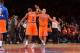 NEW YORK, NY - NOVEMBER 03: Raymond Felton #2 and Pablo Prigioni #9 of the New York Knicks high-five on court during the game against the Minnesota Timberwolves on November 3, 2013 at Madison Square Garden in New York City, New York. NOTE TO USER: User ex