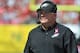 TAMPA, FL - OCTOBER 13: QCoach Chip Kelly of the Philadelphia Eagles watches play against the Tampa Bay Buccaneers October 13, 2013 at Raymond James Stadium in Tampa, Florida. The Eagles won 31 - 20. (Photo by Al Messerschmidt/Getty Images)