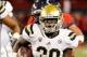Nov 9, 2013; Tucson, AZ, USA; UCLA Bruins linebacker Myles Jack (30) runs the ball during the second quarter against the Arizona Wildcats at Arizona Stadium. Mandatory Credit: Casey Sapio-USA TODAY Sports