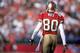 17 Dec 2000: Jerry Rice #80 of the San Francisco 49ers walks off the field during the game against the Chicago Bears at the 3Com Park in San Francisco, California. The 49ers defeated the Bears 17-0.Mandatory Credit: Jed Jacobsohn /Allsport