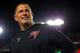 TAMPA, FL - NOVEMBER 11: Head coach Greg Schiano of the Tampa Bay Buccaneers looks on during a game against the Miami Dolphins at Raymond James Stadium on November 11, 2013 in Tampa, Florida. (Photo by Mike Ehrmann/Getty Images)