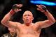 Nov 17, 2012; Montreal, QC, Canada; Georges St-Pierre reacts after the fifth round of his Welterweight Championship bout against Carlos Condit at UFC 154 at the Bell Centre. St-Pierre defeated Condit by unanimous decision. Mandatory Credit: Eric Bolte-