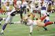 MINNEAPOLIS, MN - SEPTEMBER 23: Percy Harvin #12 of the Minnesota Vikings avoids a tackle by Chris Culliver #29 of the San Francisco 49ers during the fourth quarter of their game on September 23, 2012 at Mall of America Field at the Hubert H. Humphrey Met