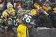 GREEN BAY, WI - DECEMBER 9: Mike Daniels #76 of the Green Bay Packers does a Lambeau after he scored a touchdown on a fumble recovery at Lambeau Field on December 9, 2012 in Green Bay, Wisconsin. (Photo by Tom Lynn/Getty Images)