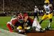 TUSCALOOSA, AL - NOVEMBER 09: T.J. Yeldon #4 of the Alabama Crimson Tide scores a touchdown in the third quarter against the LSU Tigers at Bryant-Denny Stadium on November 9, 2013 in Tuscaloosa, Alabama. (Photo by Kevin C. Cox/Getty Images)