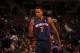AUBURN HILLS, MI - NOVEMBER 3: Brandon Jennings #7 of the Detroit Pistons looks on against the Boston Celtics during the game on November 3, 2013 at The Palace of Auburn Hills in Auburn Hills, Michigan. NOTE TO USER: User expressly acknowledges and agrees