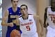 Jul 18, 2013; Washington, DC, USA; Team USA Midwest player Tyus Jones (5) dribbles the ball against Team Brasil during the Nike Global Challenge at Trinity University in Washington, DC. Mandatory Credit: Geoff Burke-USA TODAY Sports